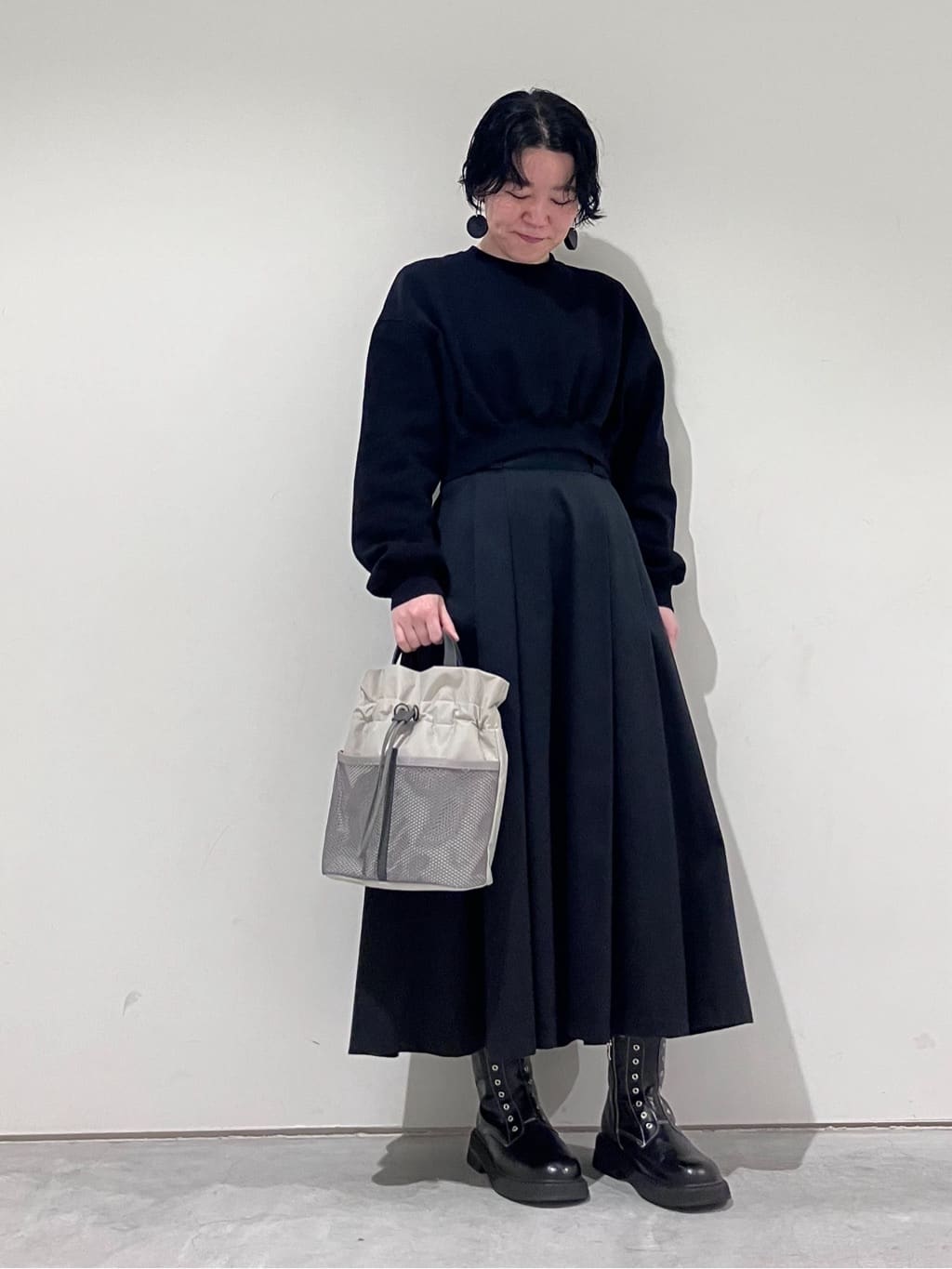 Cさんの「HIROKO HAYASHI｜LUINI AGILE（ルイーニ アジレ）ショルダーバッグ」を使ったコーディネート