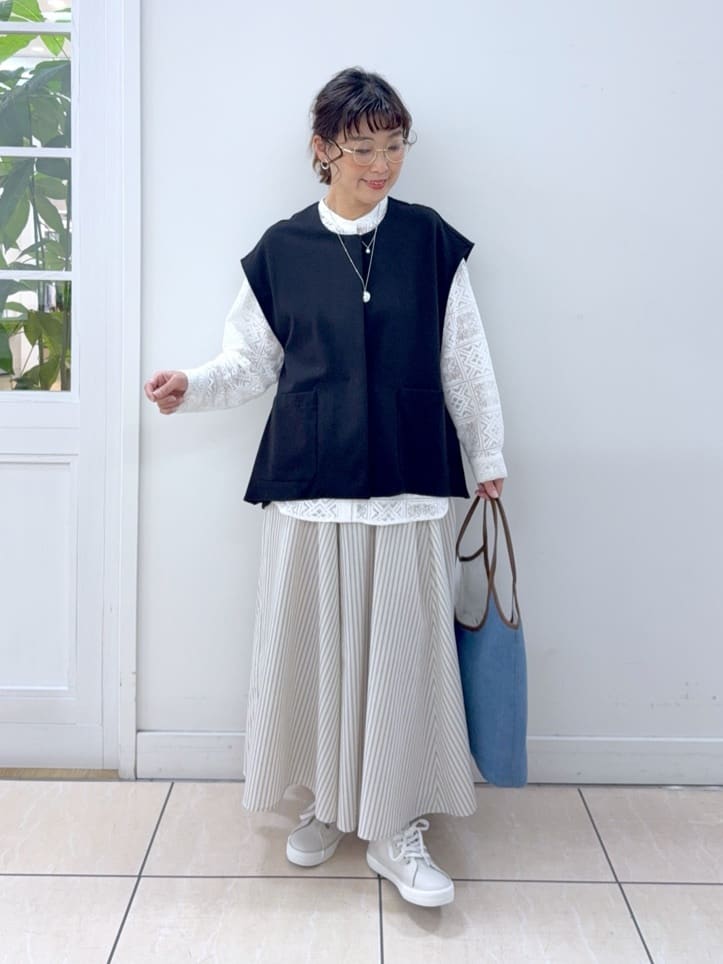 Osawaさんの「Dessin｜【洗える】ポンチジレ」を使ったコーディネート