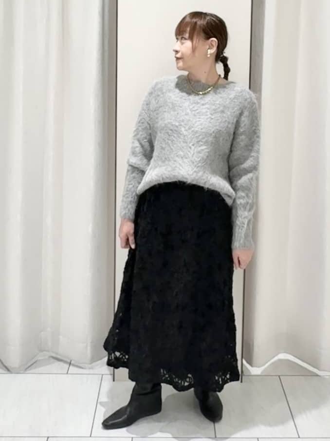 ʏᴜᴋɪᴋᴏさんの「UNTITLED｜【ゆったり】アルパカ混シャギーニット」を使ったコーディネート