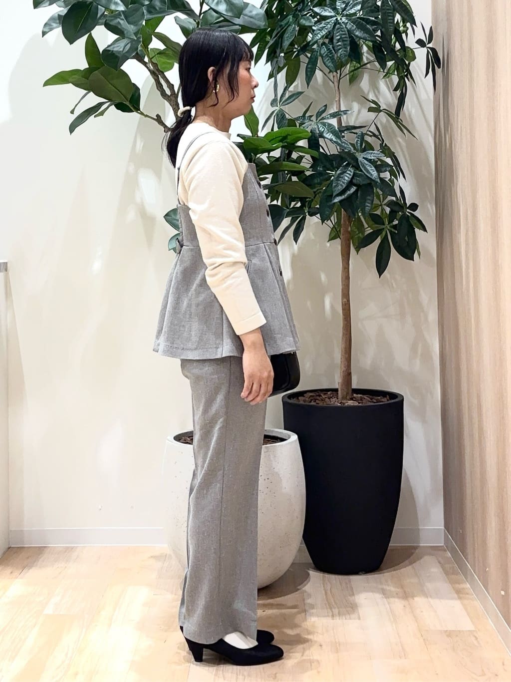 miraiさんの「grove｜高評価！【洗濯機OK】ベーシックニット【毛玉軽減】」を使ったコーディネート