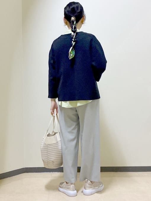  beni_gingerさんの「Reflect｜【着回し力◎】ジャケット風ニットカーディガン」を使ったコーディネート
