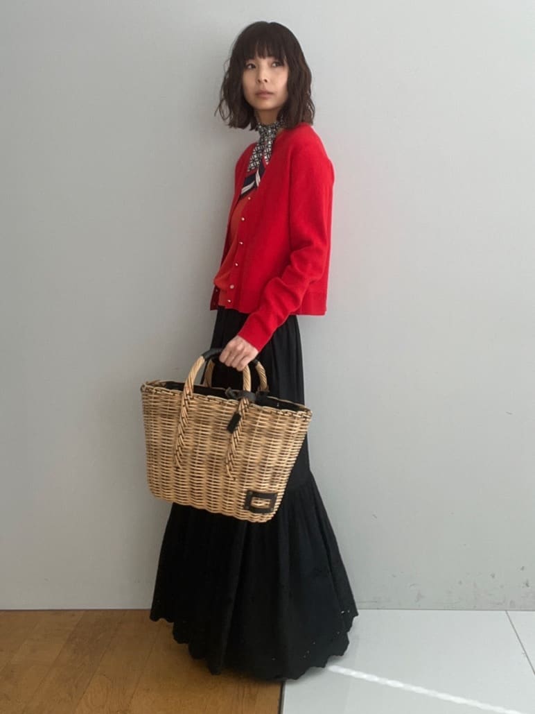 misaさんの「DRESSTERIOR｜【ウォッシャブル】コットンシルクフレンチスリーブニット」を使ったコーディネート