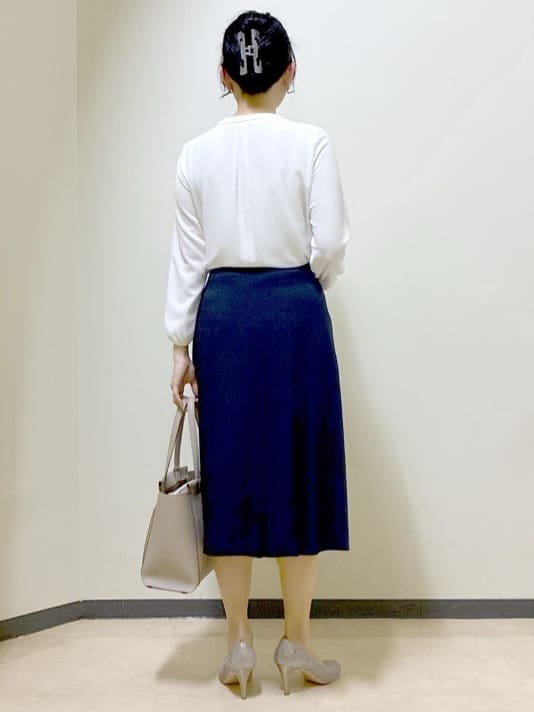  beni_gingerさんの「Reflect｜【UVカット／接触冷感】フロントフリルシフォンブラウス」を使ったコーディネート