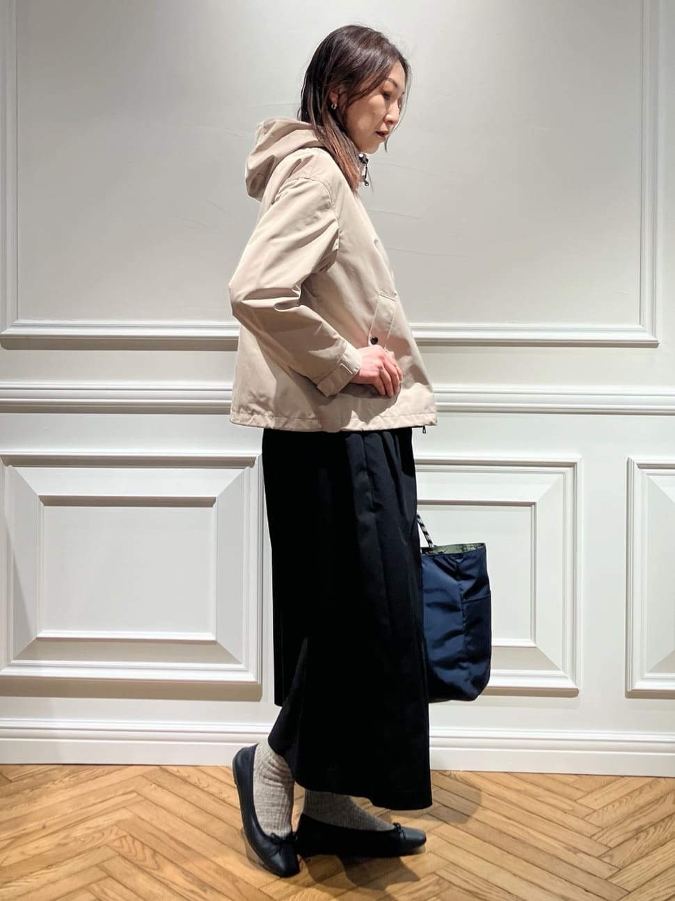 TSUKUIさんの「DRESSTERIOR｜【ウォッシャブル/撥水素材】撥水ツイル マウンテンパーカー」を使ったコーディネート