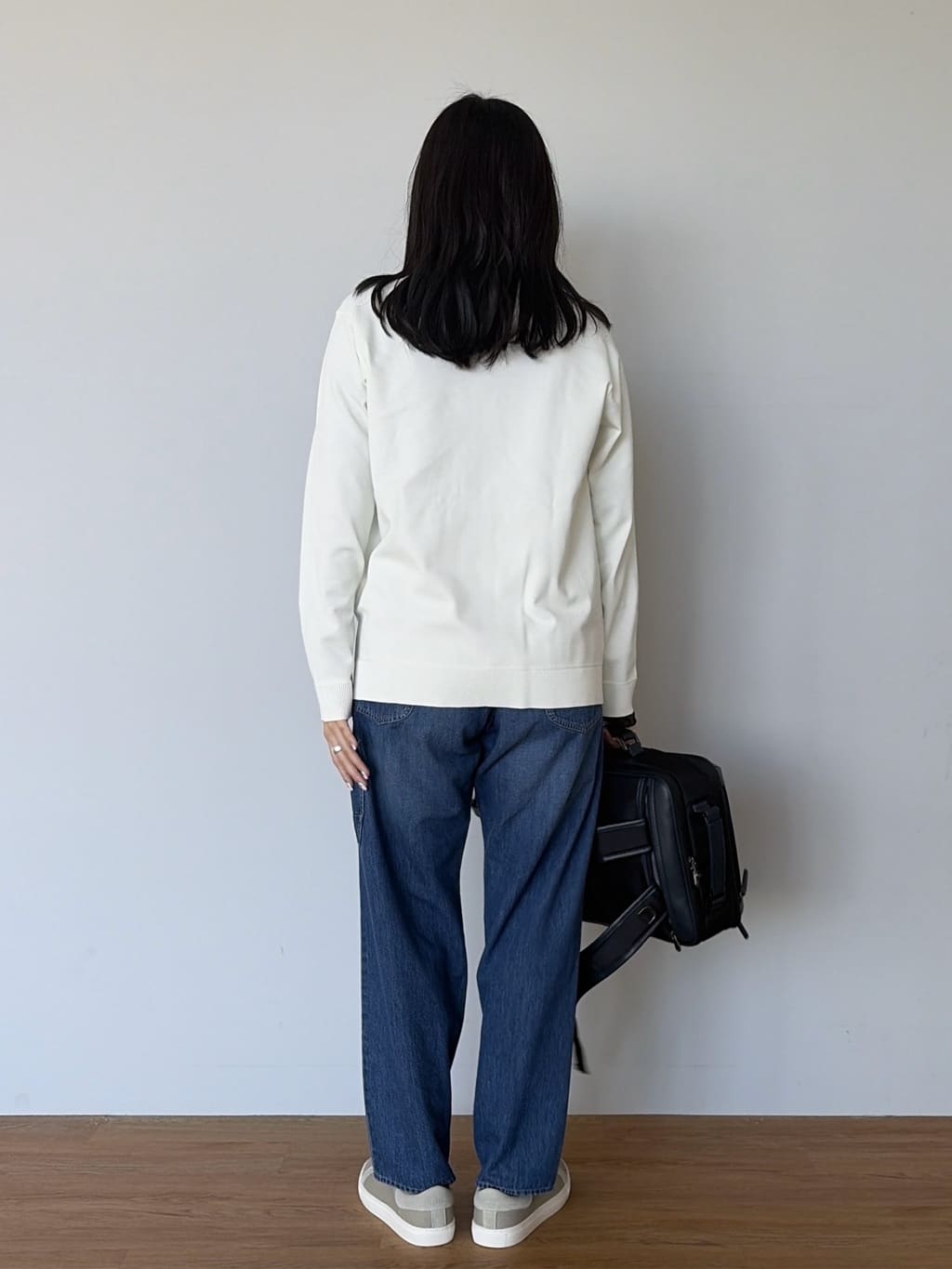 Akutagawaさんの「TAKEO KIKUCHI｜ジップアップ 鹿の子 ニット」を使ったコーディネート