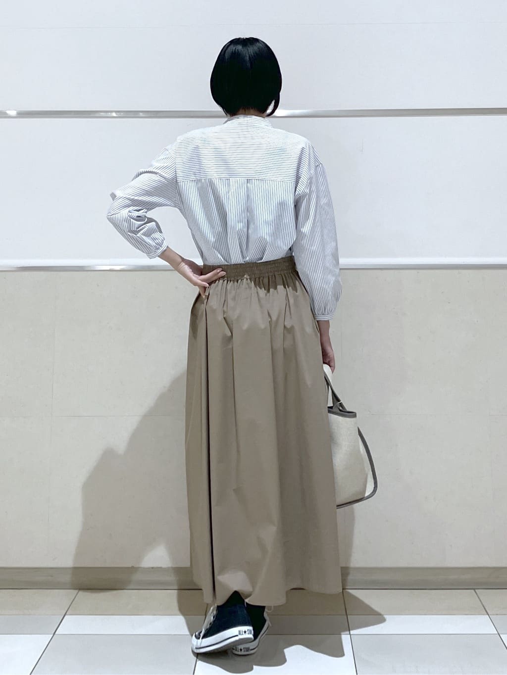 eriko さんの「Dessin｜【洗える】フードトレンチコート」を使ったコーディネート