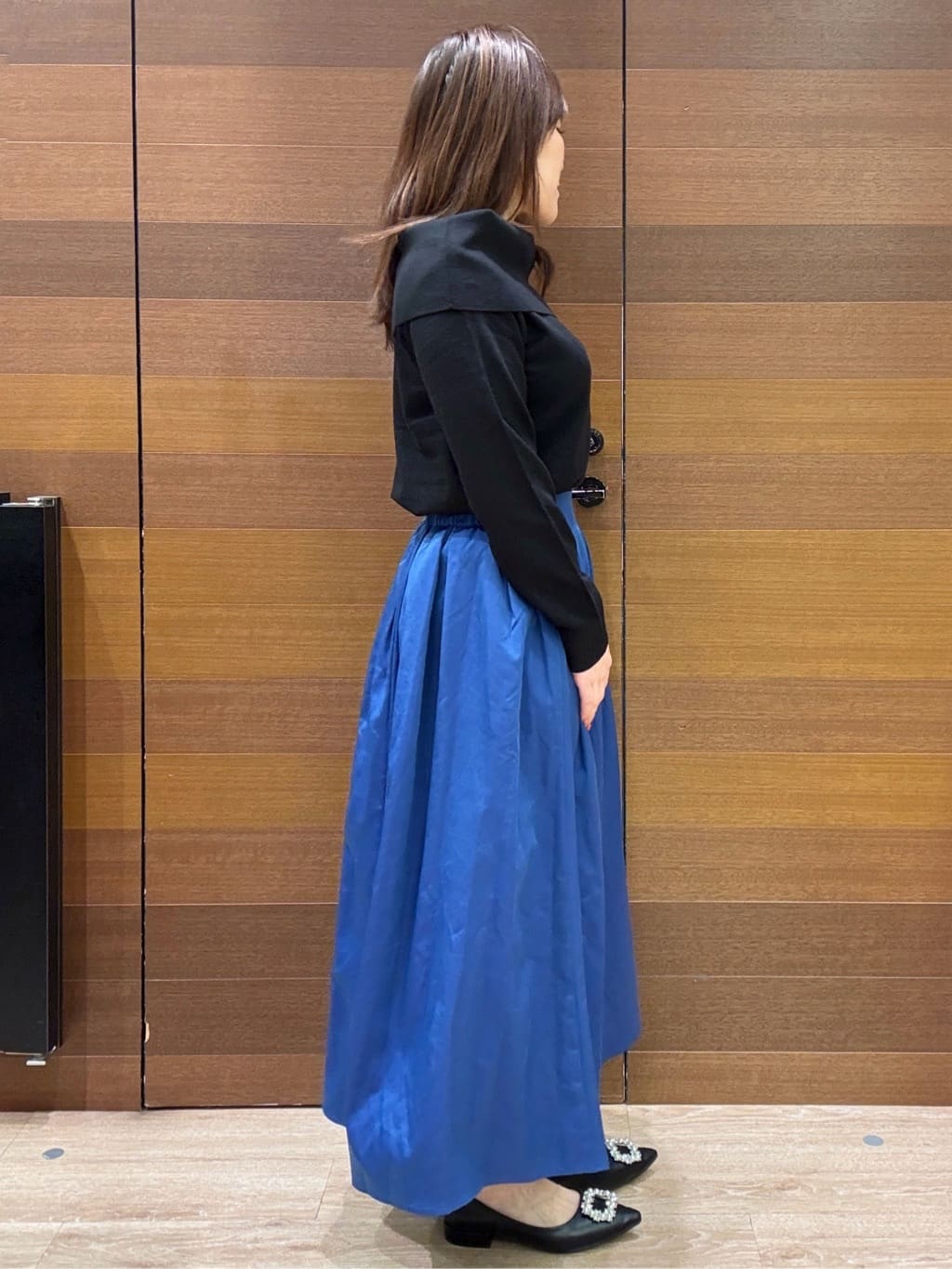 maichiさんの「OPAQUE.CLIP｜オフショルダーデザインニット【洗濯機OK】」を使ったコーディネート