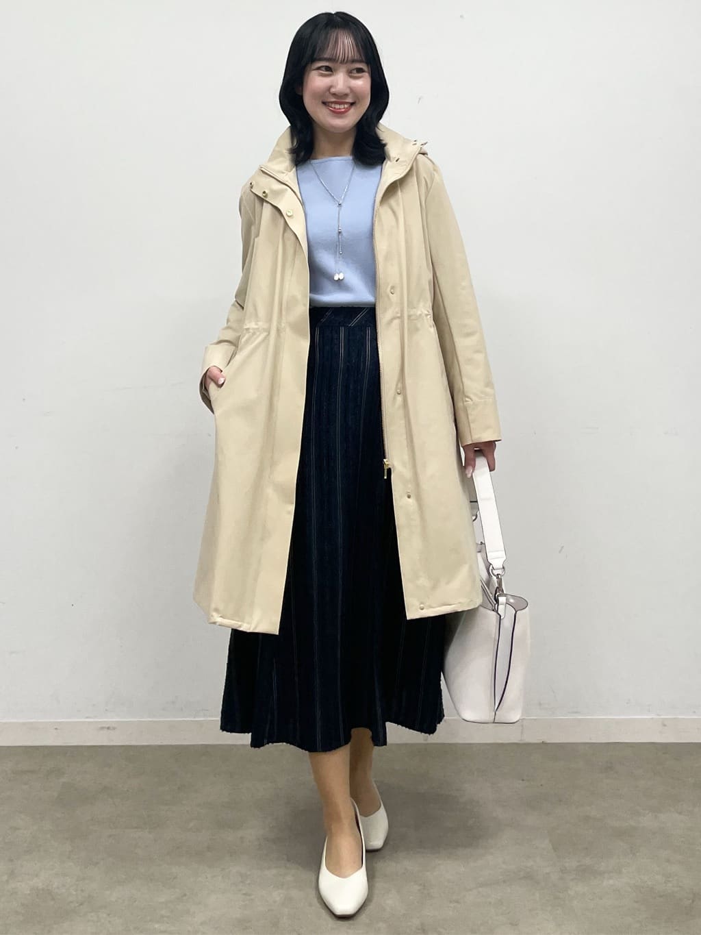 yukariさんの「Reflect｜【中綿ライナー付き】ライナー付きフーデッドロングコート」を使ったコーディネート