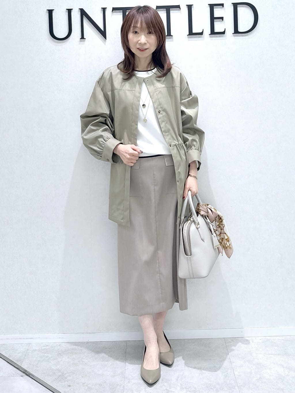 Miwaさんの「UNTITLED｜【アンサンブル可/洗える】ウォームスパンニット」を使ったコーディネート
