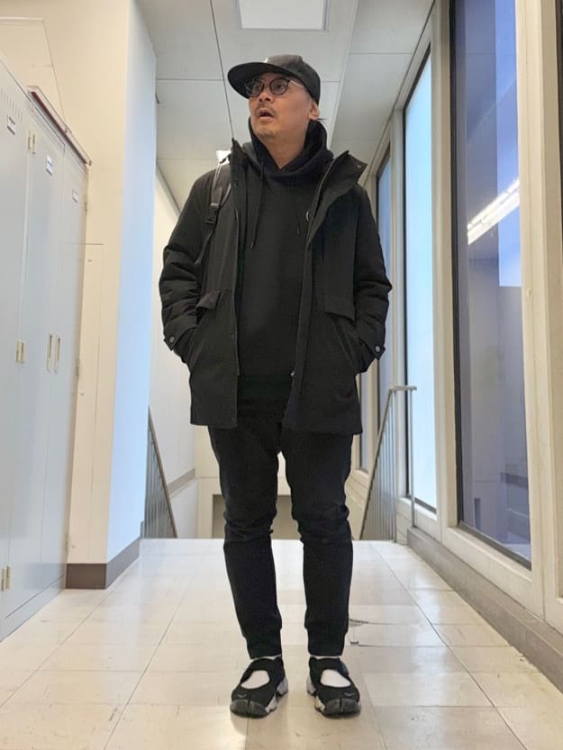 MAKOTO AIさんの「TAKEO KIKUCHI｜【None Of Stress】ストレッチ ダウンブルゾン」を使ったコーディネート