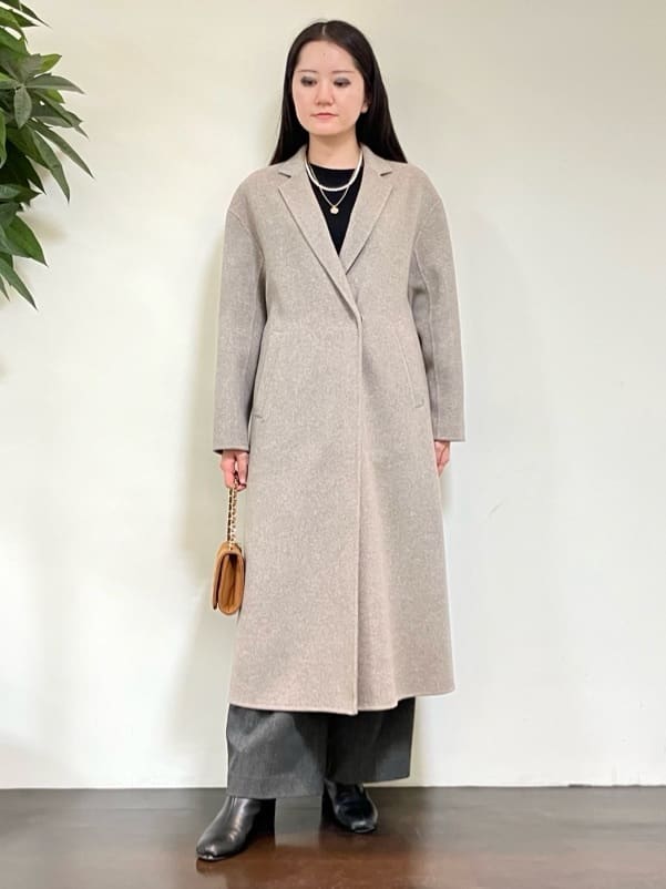 カレンさんの「UNTITLED｜【8色展開／コンパクト丈】レーヨン混 コクーンニット」を使ったコーディネート
