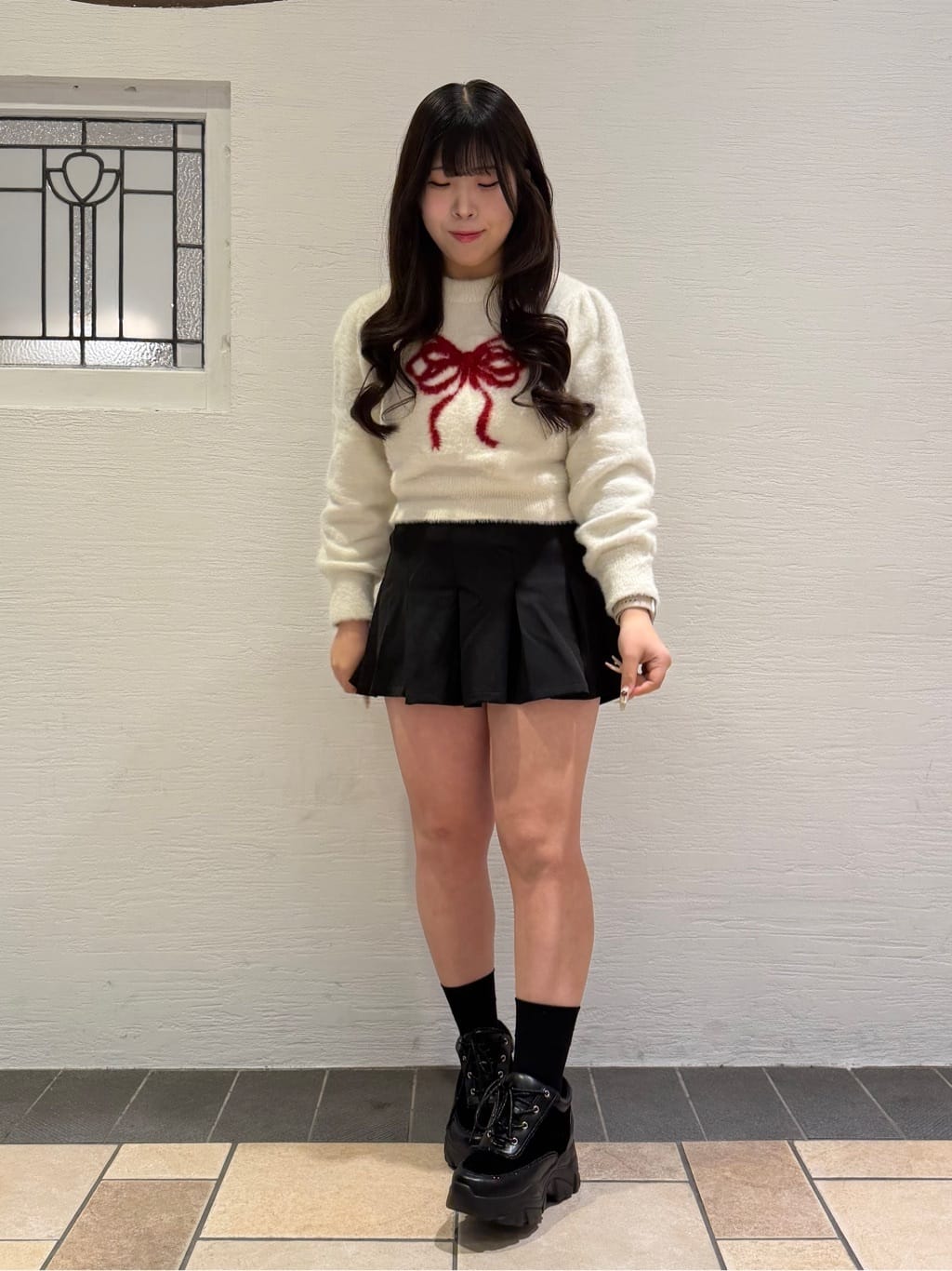 Nさんの「ESPERANZA｜ベルベットラメスニーカー」を使ったコーディネート