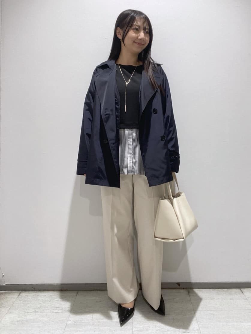 meiさんの「INDIVI｜【洗える／UVケア】レイヤード風デザイントップス」を使ったコーディネート