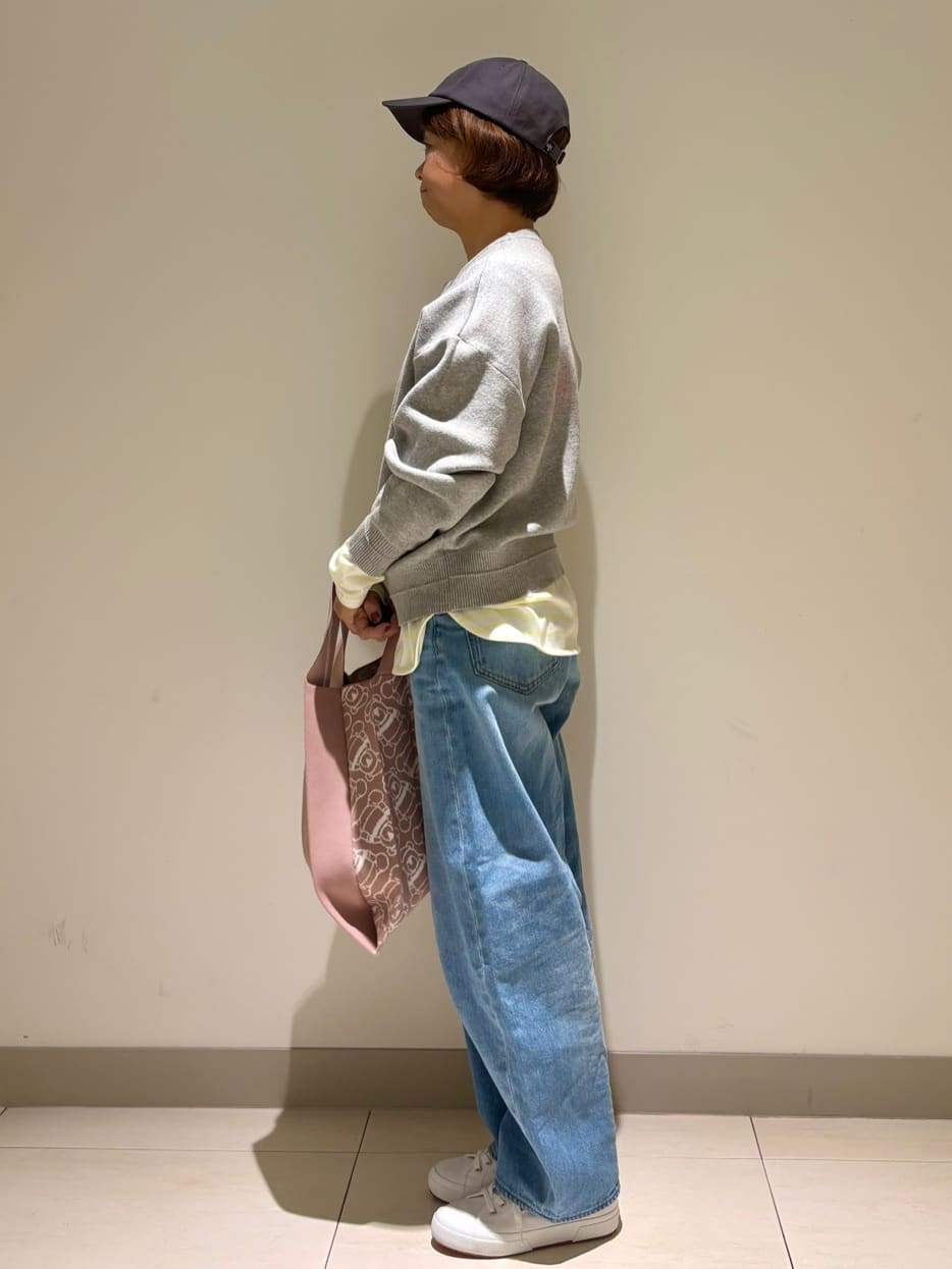 Haruさんの「Dessin｜【洗える】シャツテールロングTシャツ」を使ったコーディネート