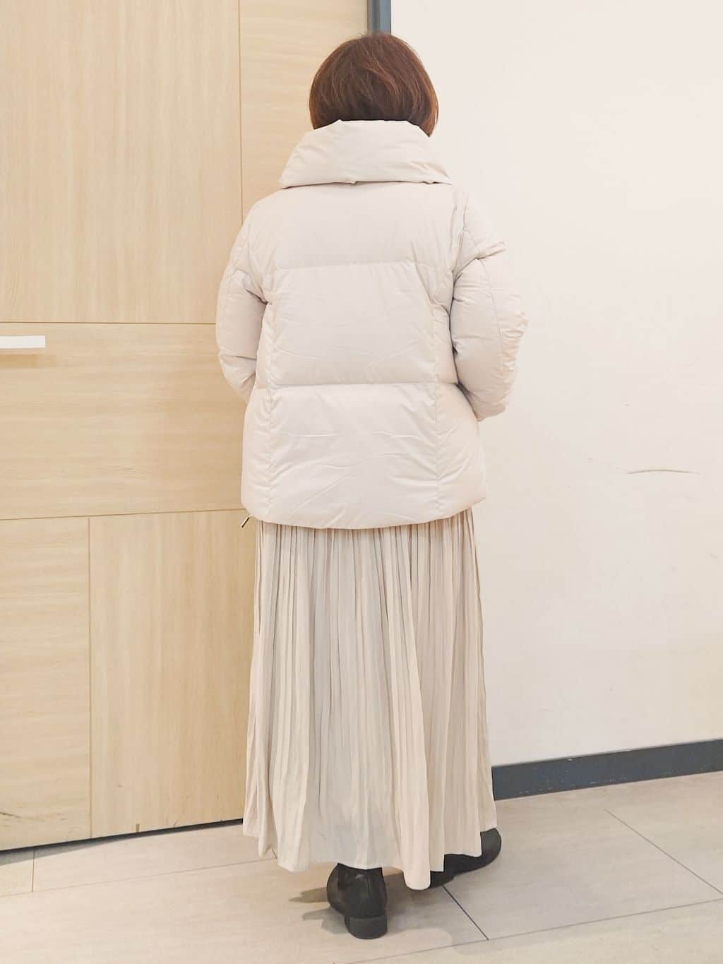 むぅポンさんの「grove｜【名品アウター／800FP・多機能】つつまれダウンショート」を使ったコーディネート