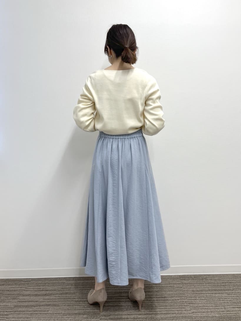 saoriさんの「【洗濯機OK】花粉防止Vネックニット」を使ったコーディネート
