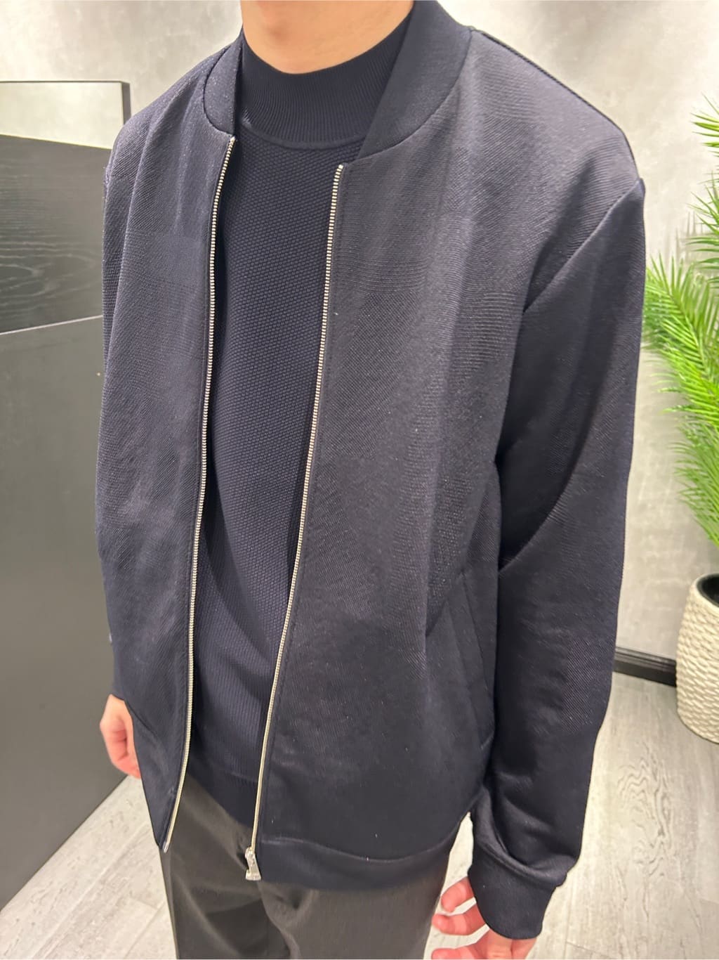 ruiさんの「TAKEO KIKUCHI｜スライドパズル ジャカード ブルゾン」を使ったコーディネート
