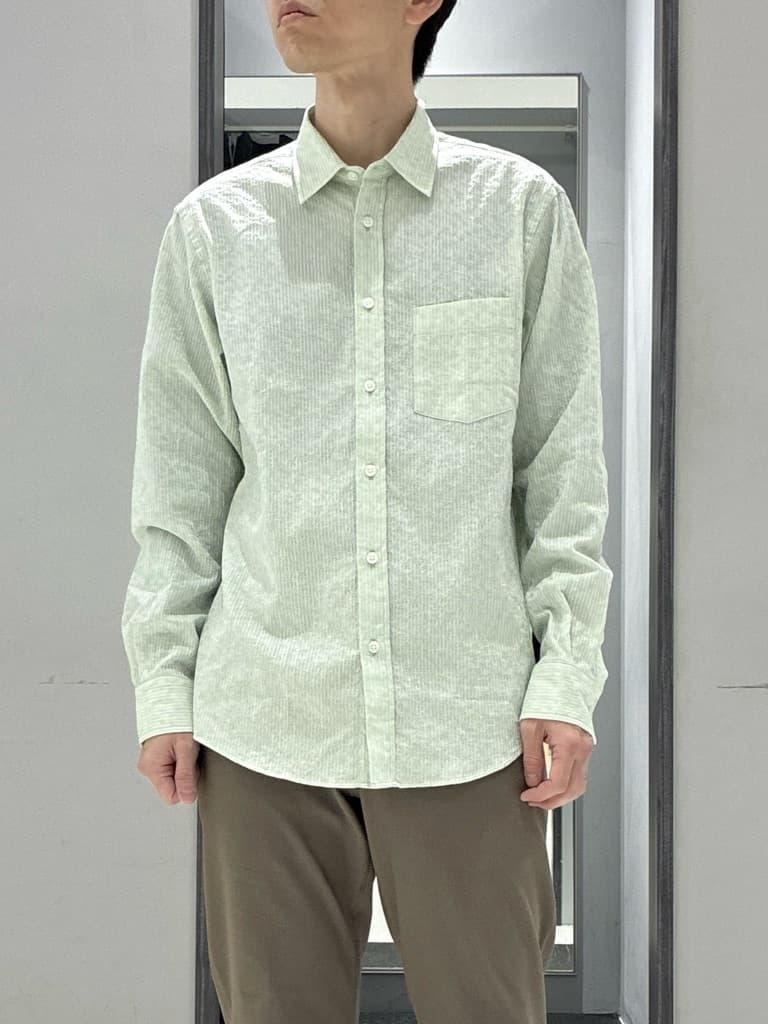 わいずみさんの「TAKEO KIKUCHI｜畦編みチェック ニットカーディガン」を使ったコーディネート