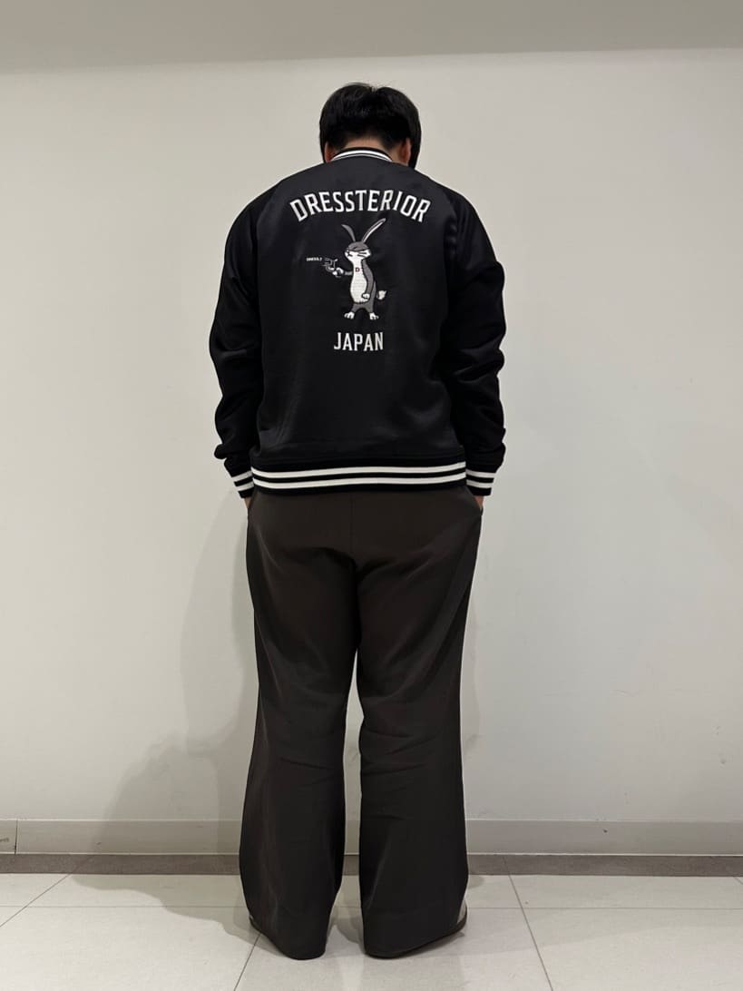 MATSUBARAさんの「DRESSTERIOR｜【MonoMax4月号掲載】ピストルラビット スカジャン」を使ったコーディネート