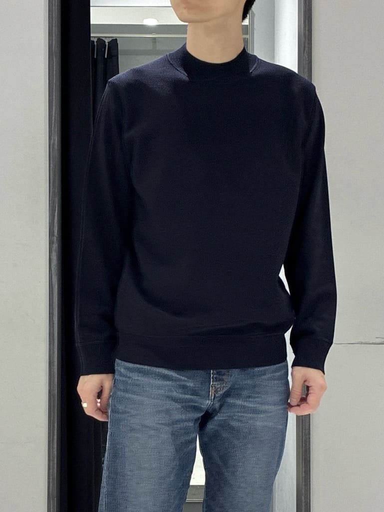 わいずみさんの「TAKEO KIKUCHI｜モックネック 鹿の子 ニット プルオーバー」を使ったコーディネート