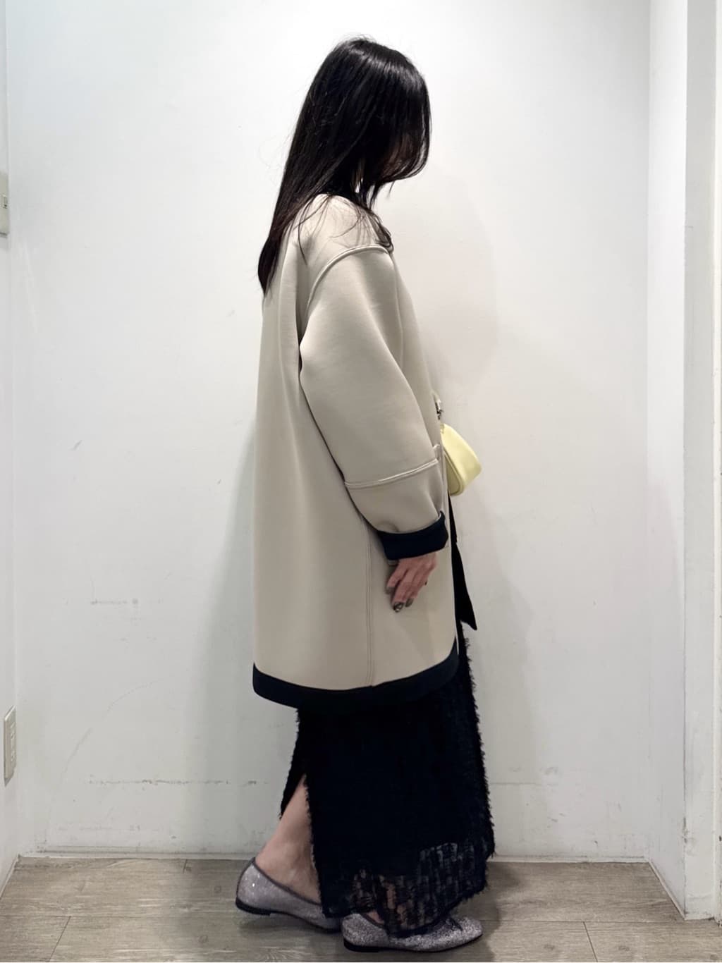 yuicciさんの「OPAQUE.CLIP｜リバーシブル配色ノーカラーコート【洗濯機OK】」を使ったコーディネート