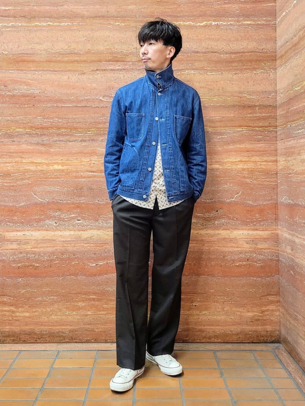 piroyaさんの「TAKEO KIKUCHI｜【BOWLER HAT LABEL】エクスプローラー Gジャン」を使ったコーディネート