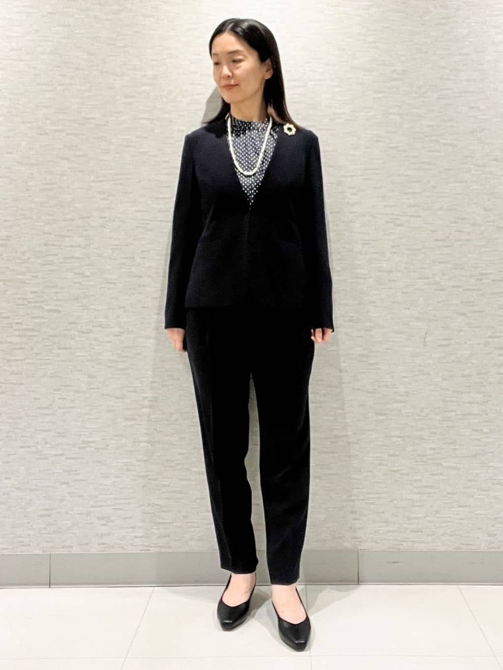 marikoさんの「Reflect｜【SS-4Lサイズ】ドットプリントブラウス」を使ったコーディネート