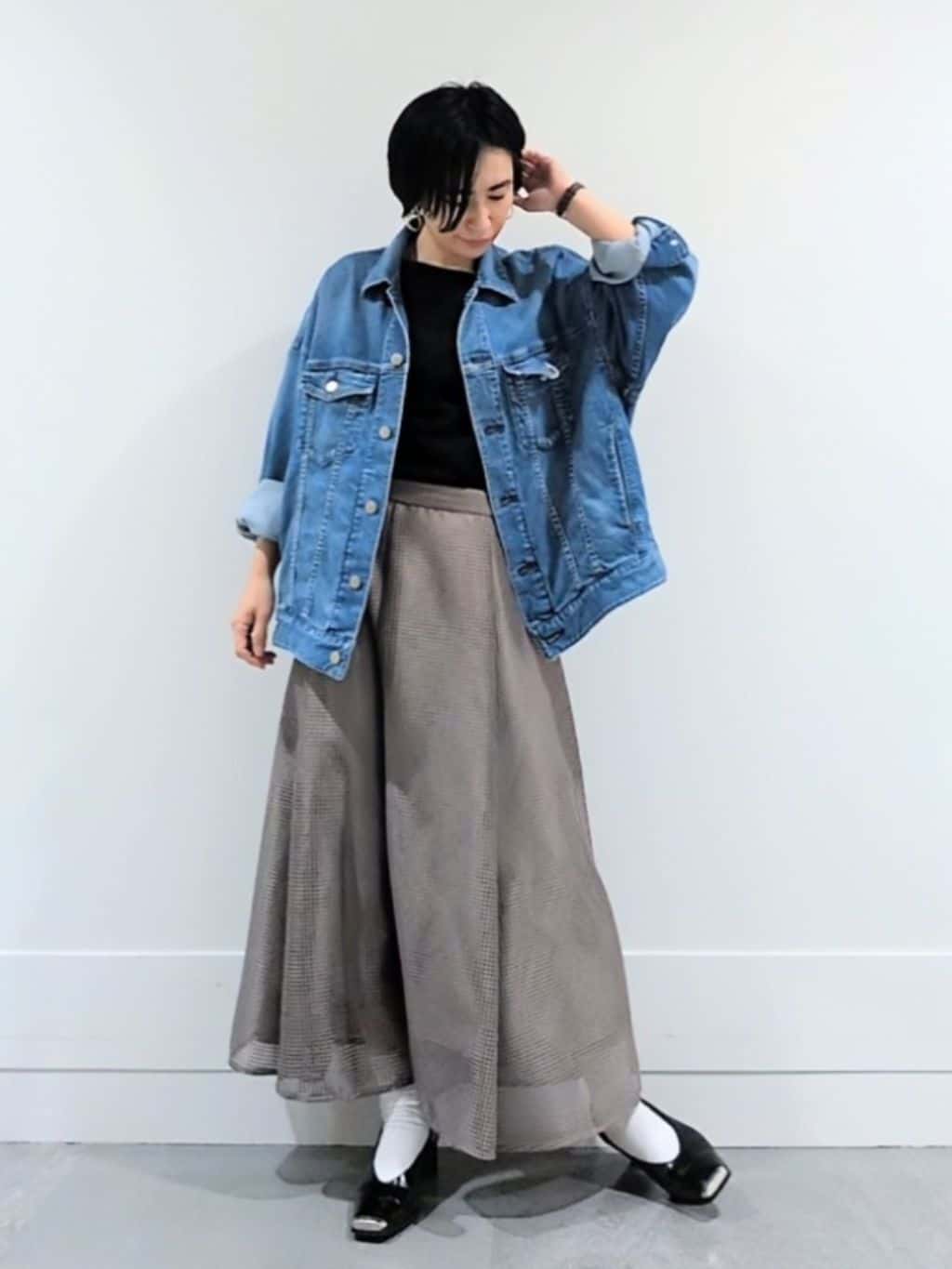 ミズタさんの「UNTITLED｜【Healthy DENIM】別注Bran／デニムジャケット」を使ったコーディネート