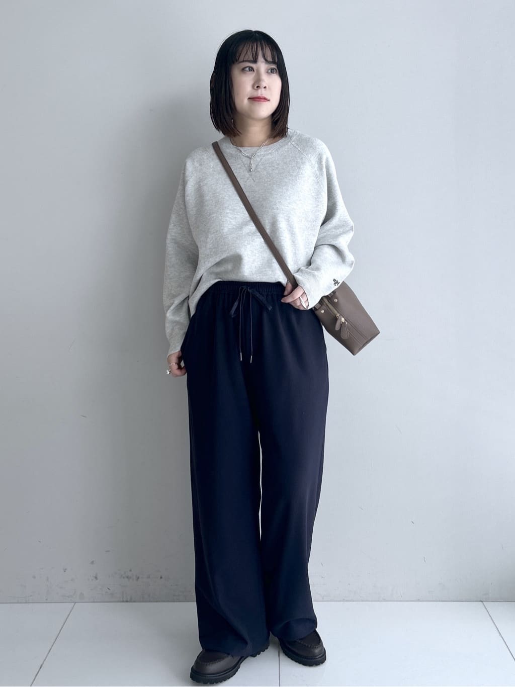 Hirokaさんの「Dessin｜【洗える】ストレッチツイルワイドパンツ」を使ったコーディネート