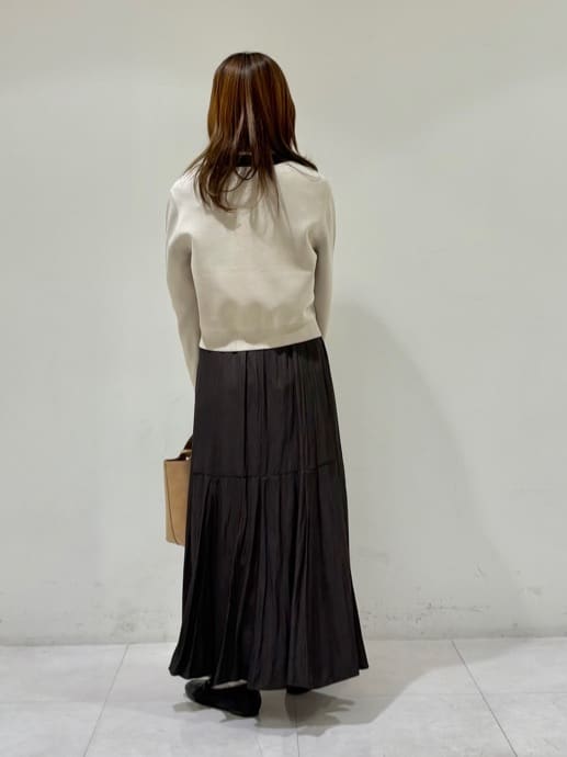 kyokaさんの「UNTITLED｜◆【コットン100/洗える】シャーリングフリルネックブラウス」を使ったコーディネート