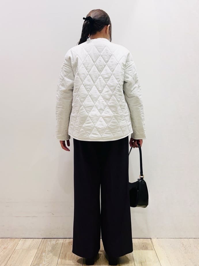 Ririさんの「index｜裏起毛ストレッチワイドパンツ【洗濯機OK／イージーアイロン】」を使ったコーディネート