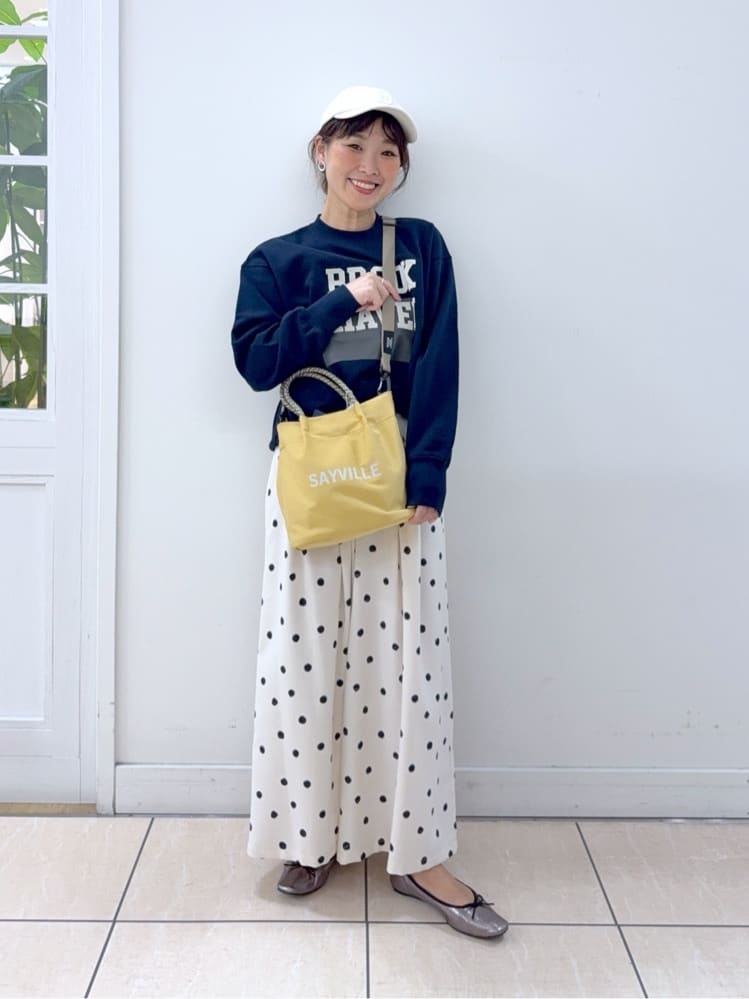 Osawaさんの「Dessin｜【ユニセックス／リンクコーデ】  ロゴ刺繍キャップ」を使ったコーディネート