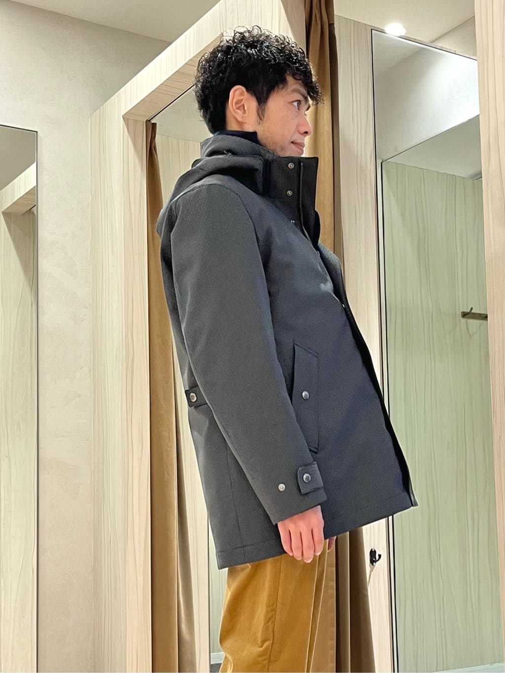 URAさんの「TAKEO KIKUCHI｜【3WAY】ドビー ダウンライナー付ブルゾン」を使ったコーディネート