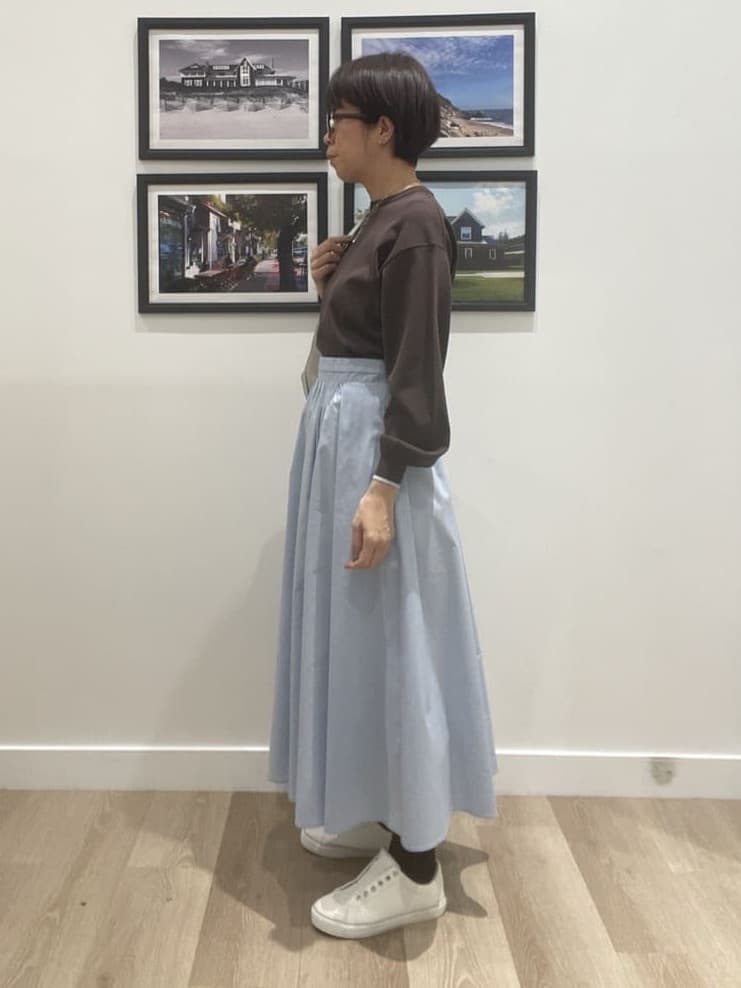Naoさんの「Dessin｜【洗える】バイカラーデザインニット」を使ったコーディネート