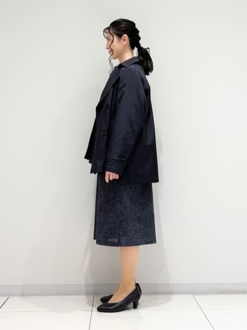 kayoさんの「INDIVI｜【撥水／UVケア／2WAY】超軽量ライナー付ライトトレンチコート」を使ったコーディネート