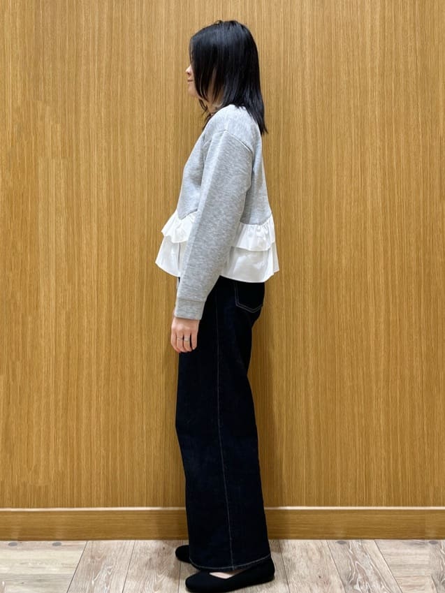 aさんの「OPAQUE.CLIP｜フォルムスリーブミドルコート【洗濯機OK】」を使ったコーディネート