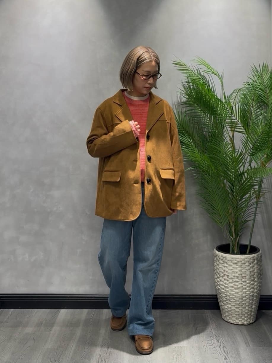 s___sさんの「TAKEO KIKUCHI｜【洗える】カラースプリングニット」を使ったコーディネート