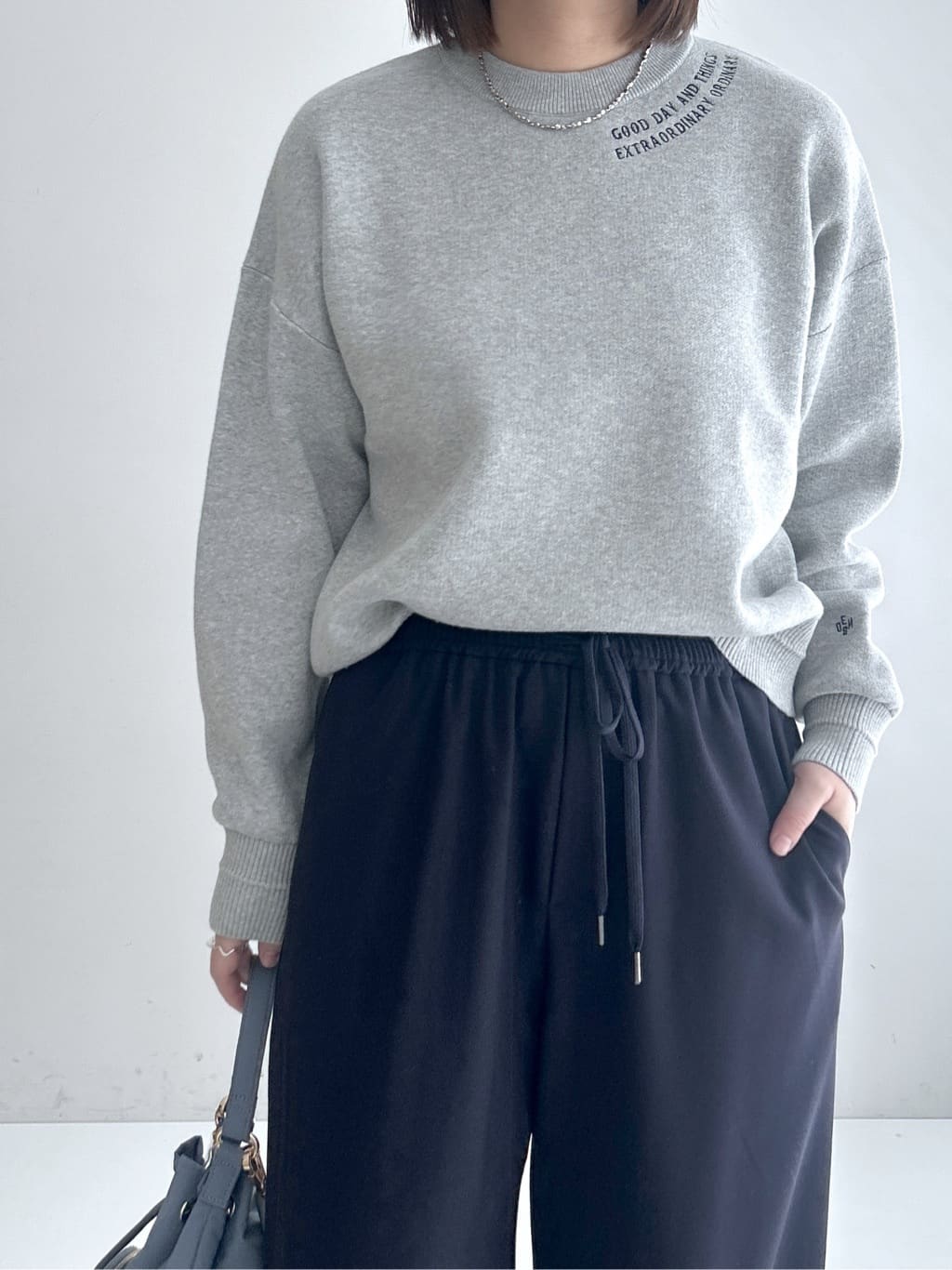 Hirokaさんの「Dessin｜【洗える】ストレッチツイルワイドパンツ」を使ったコーディネート