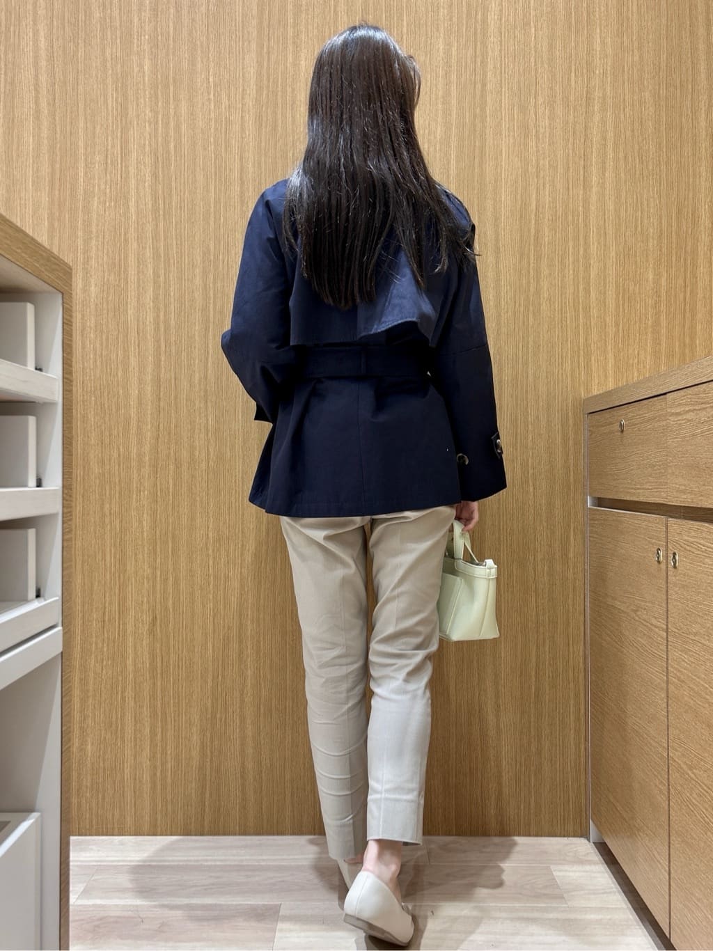 maiさんの「OPAQUE.CLIP｜ミドルトレンチコート【洗濯機OK】」を使ったコーディネート
