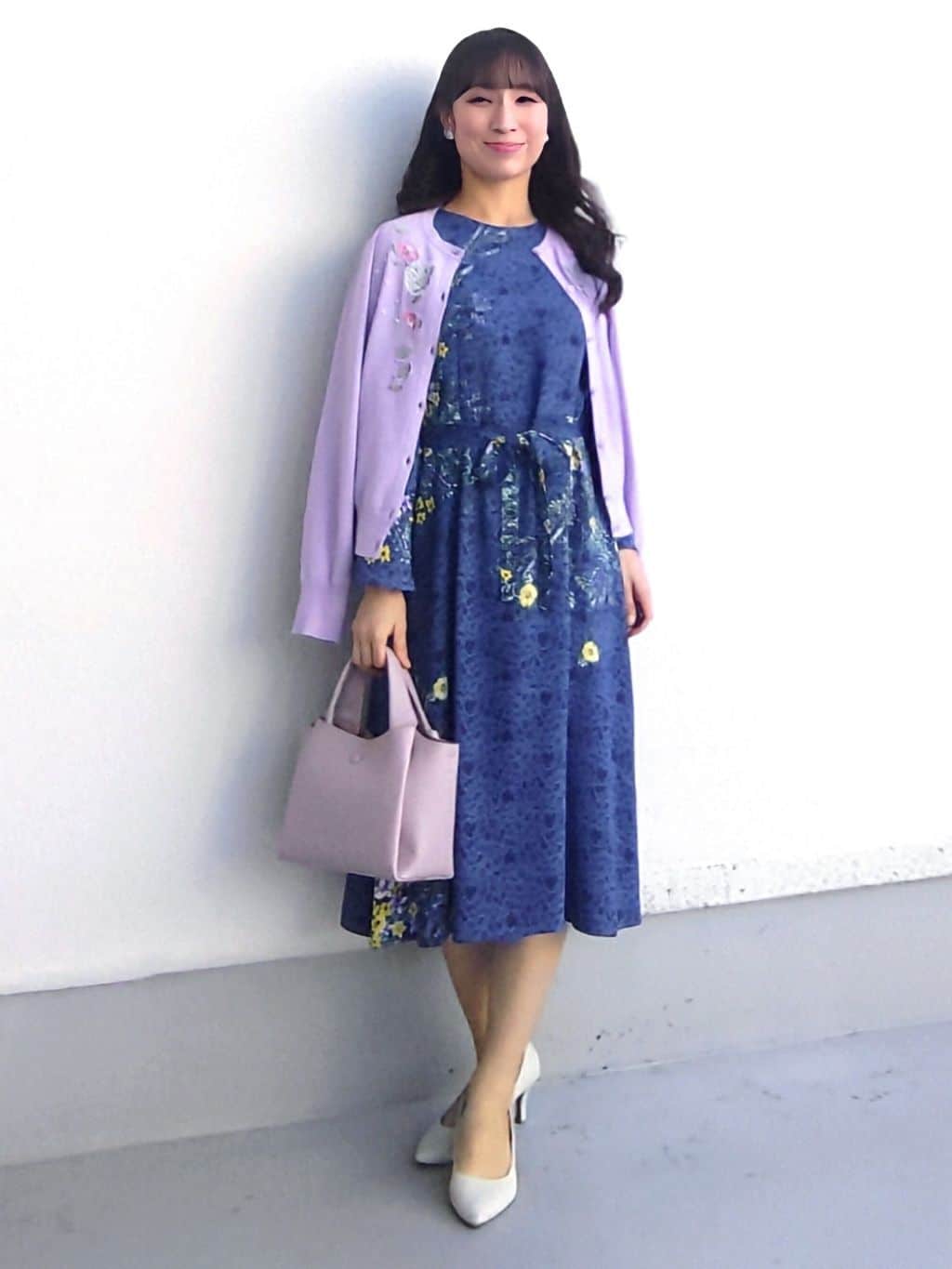 keinaさんの「SunaUna｜【SS～Lサイズ展開／フラワー刺繍】クラフトカーディガン」を使ったコーディネート