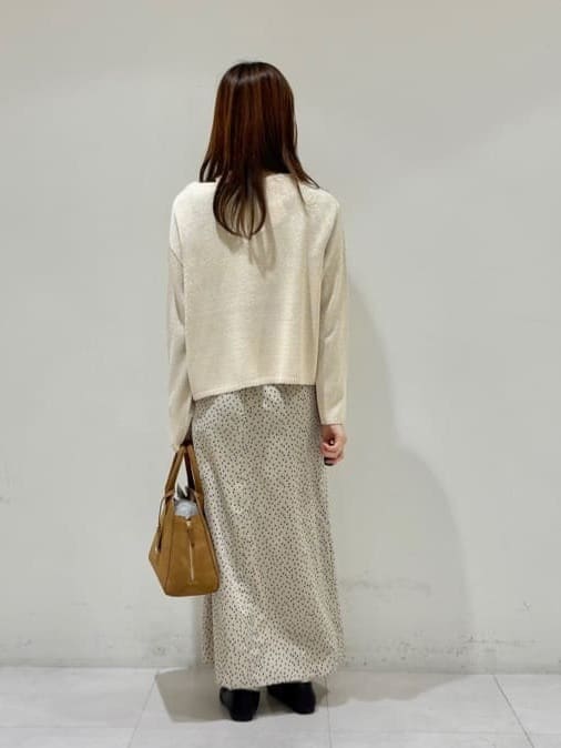 kyokaさんの「UNTITLED｜◆【洗える/光沢感】ファンシーヤーンニット」を使ったコーディネート