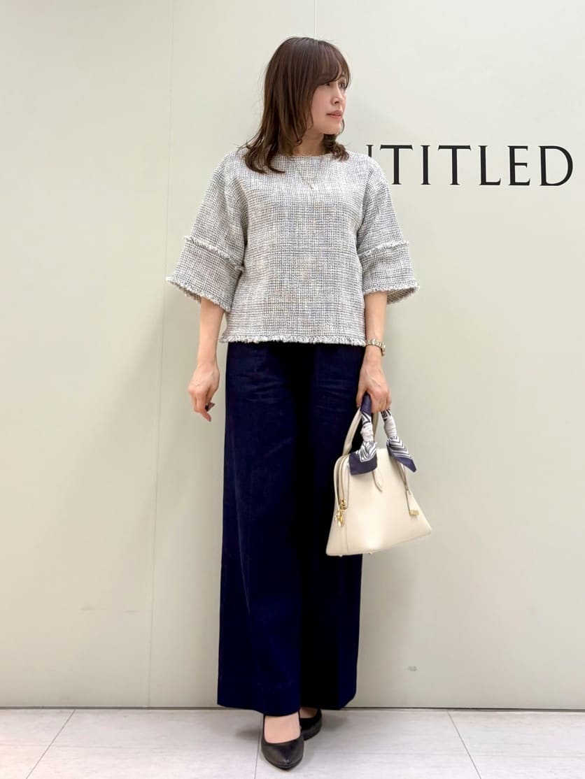Sakaiさんの「UNTITLED｜【定番人気/はっ水/洗える】タスランショートトレンチコート」を使ったコーディネート