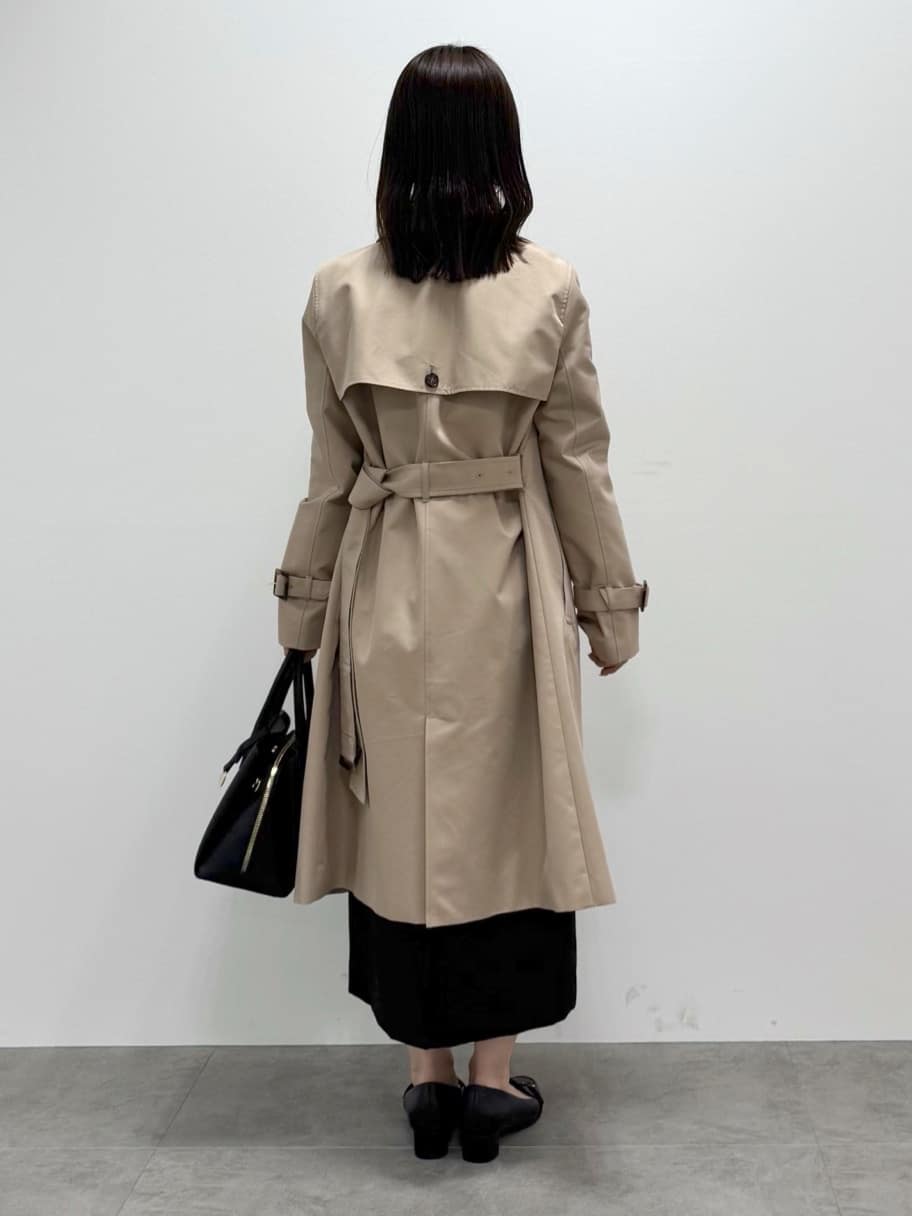 kozuさんの「index｜撥水トレンチコート【洗濯機OK／花粉対応】《XS～3L》」を使ったコーディネート