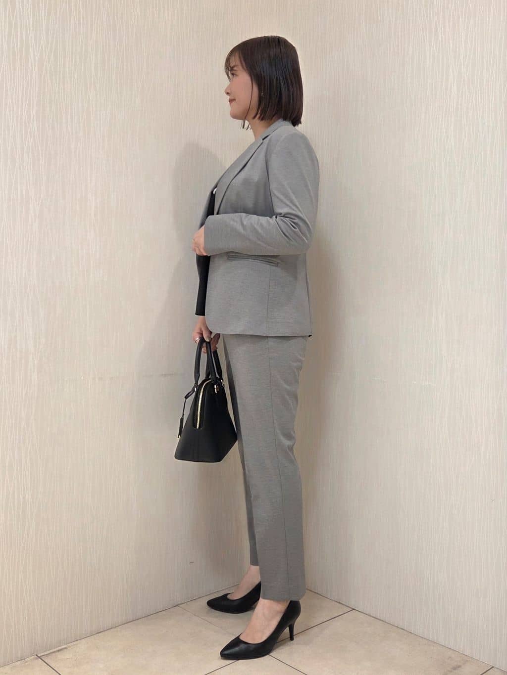 naokoさんの「UNTITLED｜【UV/接触冷感/スーツ】ジャージテーラードジャケット」を使ったコーディネート
