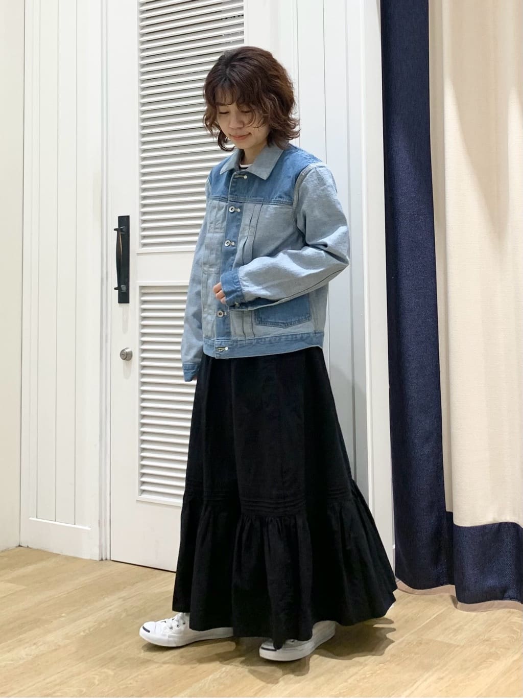 IMARIさんの「Dessin｜【ユニセックス/2WAY】リバーシブルデニムジャケット」を使ったコーディネート