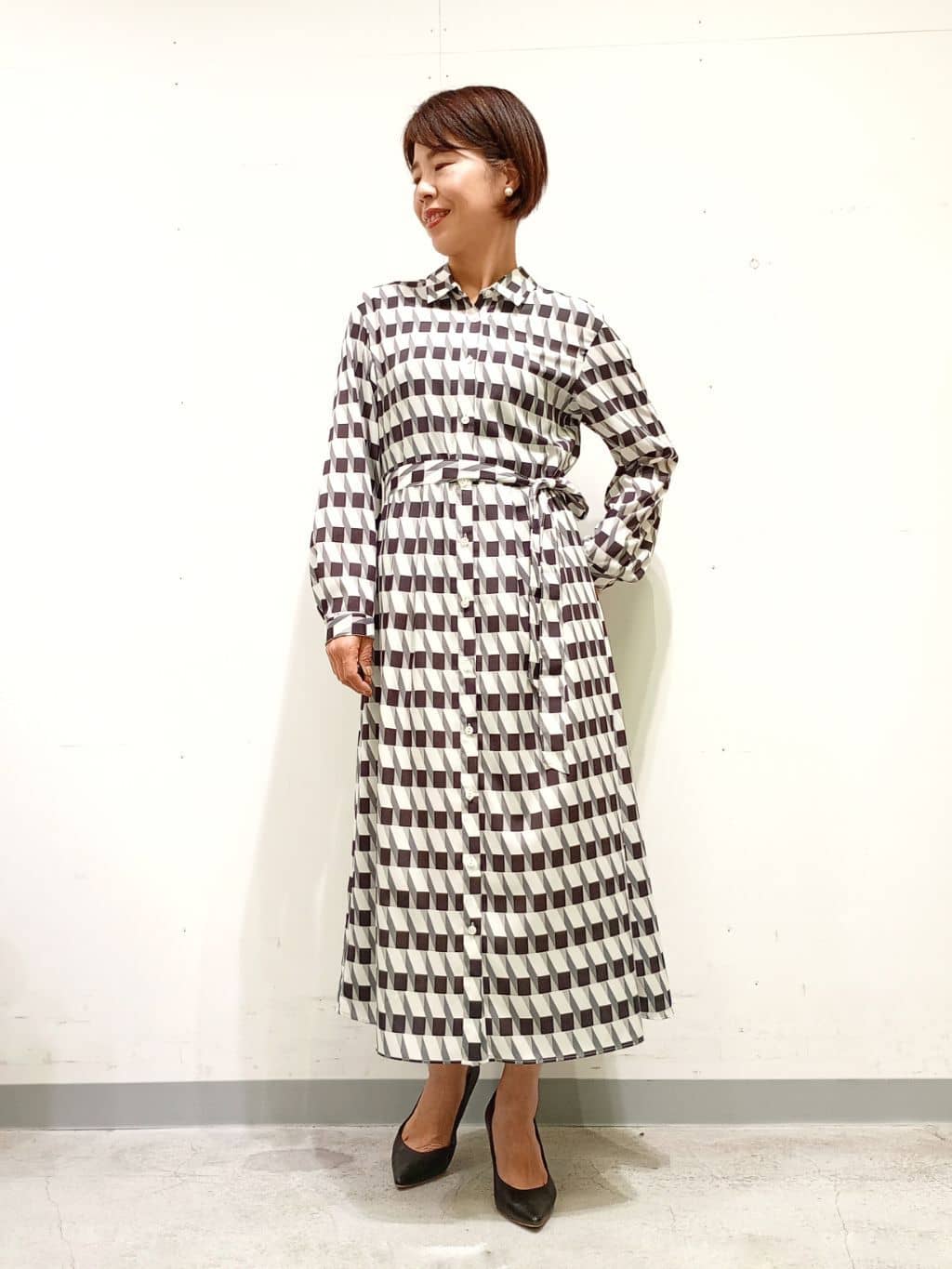 Kさんの「INDIVI｜【褒められデニム】スリムストレート デニムパンツ」を使ったコーディネート