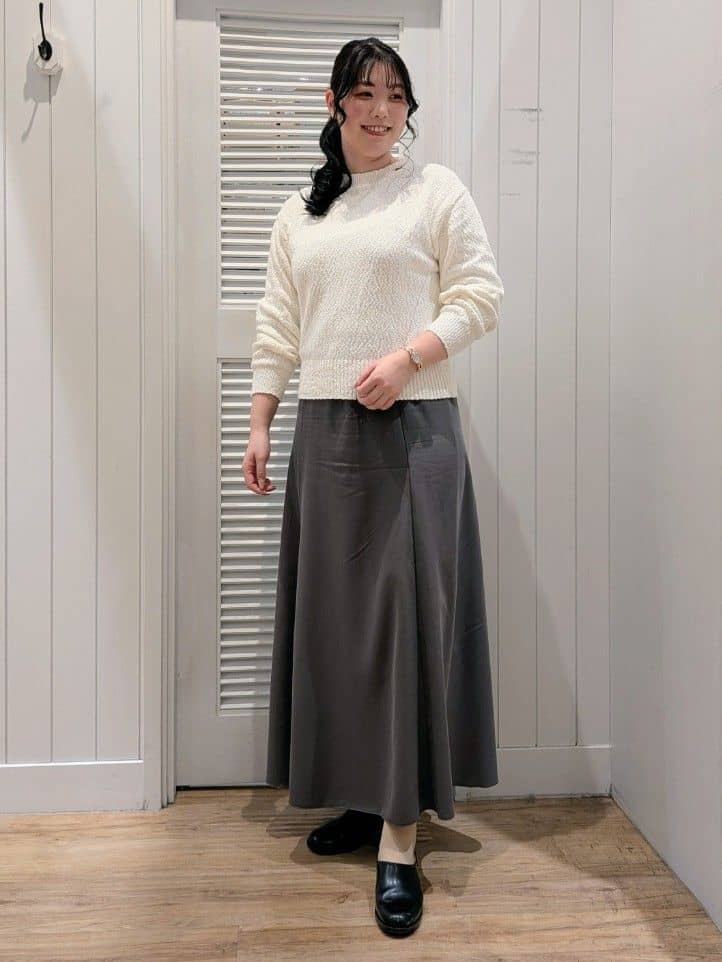 ayakaさんの「Dessin｜【洗える】ローゲージコットンニット」を使ったコーディネート
