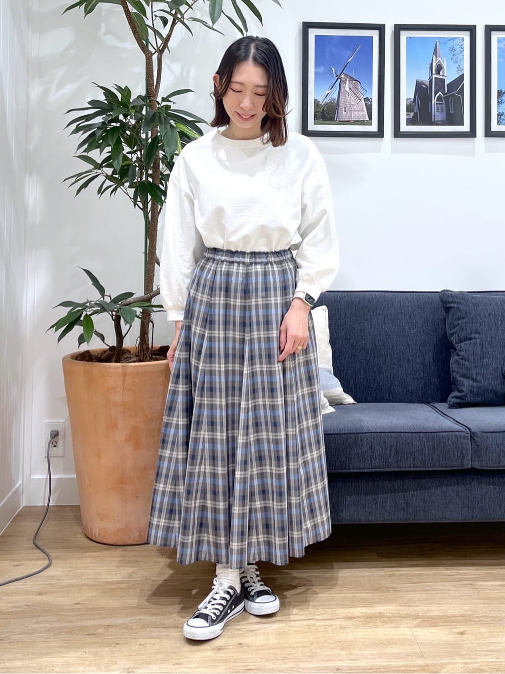 canaさんの「Dessin｜【セットアップ可/洗える】ダブルストレッチジャケット」を使ったコーディネート