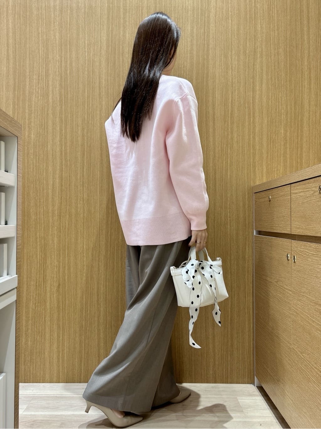 maiさんの「OPAQUE.CLIP｜コットンリブキャミソール【洗濯機洗い可】」を使ったコーディネート