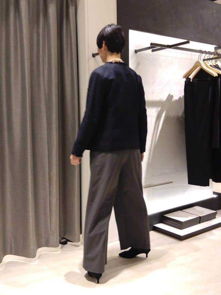 まちこさんの「UNTITLED｜【仕事着/スーツ】ファンシーツイード ジャケット」を使ったコーディネート